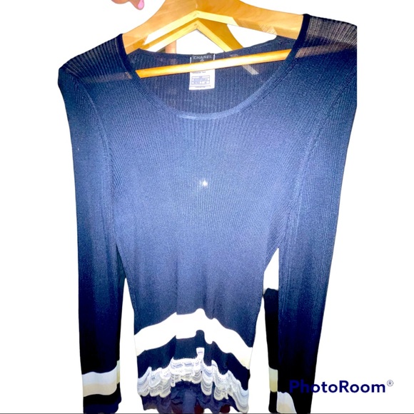 Vintage Chanel knit shirt